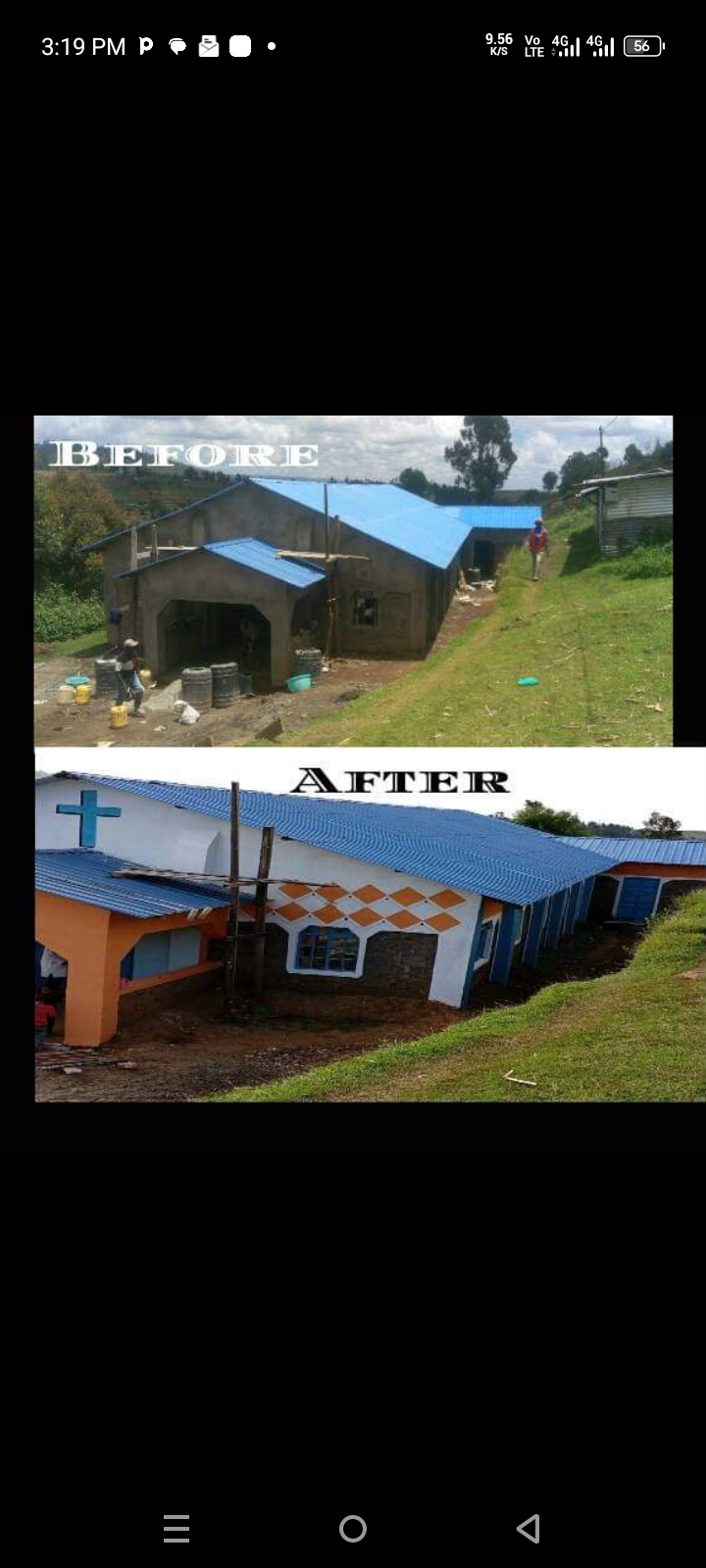 free professional painting services for churches- our way of giving back.